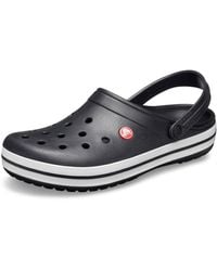 Crocs™ - Crocband Clog Black Size 9 Uk / 10 Uk - Lyst