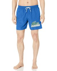 Lacoste - Shorts With Adjustable Waist And Side Pockets - Lyst