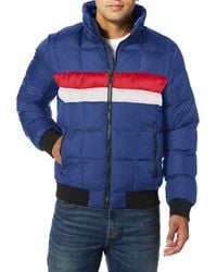 Tommy Hilfiger - Quilted Bomber Hoody Color Block - Lyst