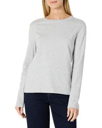 Amazon Essentials - 100% Cotton Regular-fit Long-sleeve Crewneck T-shirt - Lyst