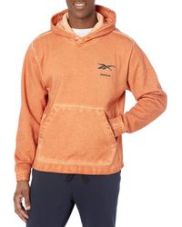 Reebok - Basketball Hoodie Burnt Orange - Lyst