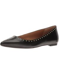Calvin Klein Genie Pointed Toe Flat - Nero