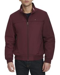 Tommy Hilfiger - Performance Faux Memory Bomber Jacket - Lyst