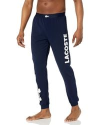 Lacoste - Relaxed Fit Graphic Croc Print Pajama Jogger Pant - Lyst