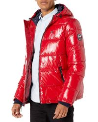 tommy hilfiger jacket mens red