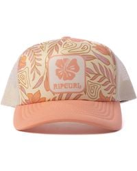 Rip Curl - 's Youth Trucker Hat With Snapback Closure And Mesh Back-adjustable - Lyst