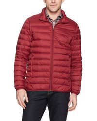 Polo Ralph Lauren Synthetic Packable Lightweight Wine Red Down Jacket for  Men - Lyst