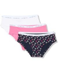 Tommy Hilfiger - Cotton Classic Lg Hipster Panties 3-pack - Lyst