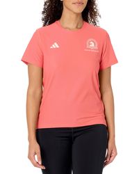 adidas - Boston Marathon 2024 Own The Run T-shirt - Lyst