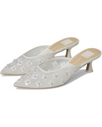 Dolce Vita - , Clara Pearl True White Daisy Mesh, 8, Medium - Lyst