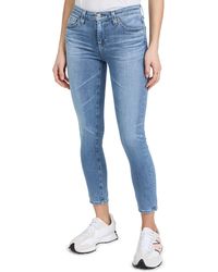 AG Jeans - Prima Mid Rise Cigarette Ankle Jean - Lyst