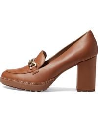 Naturalizer - Callie-moc Loafer Pump English Tea Brown Leather 10.5 M - Lyst