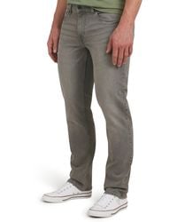 Quiksilver - 5 Pocket Straight Fit Stretch Waist Denim Jeans - Lyst