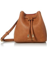 calvin klein gabrianna bucket bags