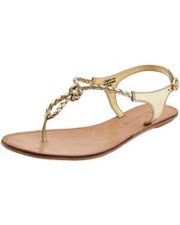 Chinese Laundry - Cl By Common Thong Sandal,gold,5.5 M Us - Lyst