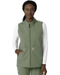 Stussy Tempo Fleece Vest in Green | Lyst