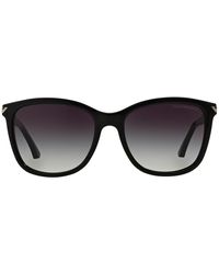 Emporio Armani - Ea4060f Low Bridge Fit Square Sunglasses - Lyst