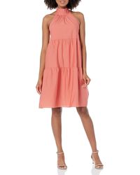 Theory - Halter A Line Dress - Lyst