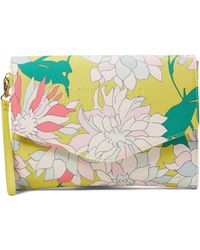 Ted Baker - London FLWRY-Floral Printed Envelope Pouch - Lyst