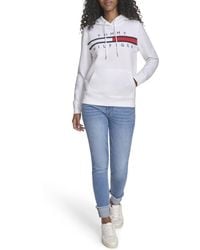 Tommy Hilfiger - Fleece Soft Pullover Hoodie Sweater Sweatshirt - Lyst