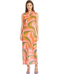 Donna Morgan - High Asymmetric Neck Maxi Multi Occasion Long Dress For - Lyst