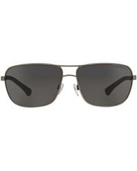 Emporio Armani - Ea2033 Rectangular Sunglasses - Lyst