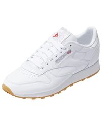Reebok Classic Leather Sneakers for Women - Up to 50% off | Lyst