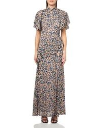 Shoshanna - Midnight Astor Floral Ellington Dress - Lyst