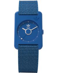 adidas - Blue Nylon Strap Watch - Lyst