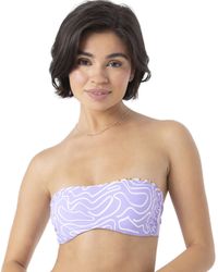 Roxy - Standard Bandeau Bikini Strapless Swim Top - Lyst