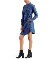 levi's womens shirt dress