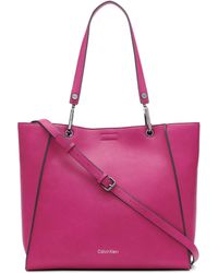 Calvin Klein - Reyna North/south Tote - Lyst