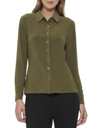 Tommy Hilfiger - Soft Work Long Sleeve Knit Top - Lyst