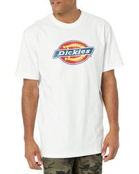 Dickies - Short Sleeve Tri-color Logo Graphic T-shirt - Lyst