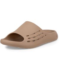 Ecco - Cozmo Perforated Slide Sandal - Lyst
