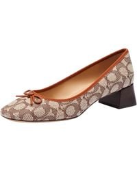 COACH - Ava Mini Signature Jacquard Ballet Pump - Lyst