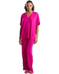 Natori - Congo Pj Set Length 26" Inseam 31",wildberry,large - Lyst