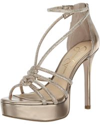 Jessica Simpson - Suvrie Ankle Strap Platform Sandal Heeled - Lyst