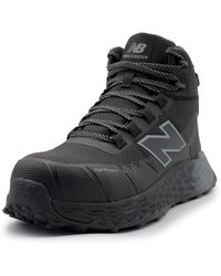 New Balance - Fresh Foam Cremorne Composite Toe Safety Shoes For Men - Non Slip, Electrical Hazard - Wide Fit, Black/grey, Mid - Lyst
