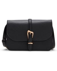 Anne Klein - S Sculpted Buckle Flap Crossbody - Lyst