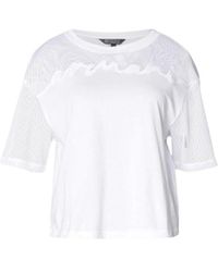 Emporio Armani - A | X Armani Exchange Mesh Top Short Sleeve T-shirt - Lyst
