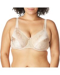 Playtex - Secrets Love My Curves Signature Floral Underwire Full Coverage Bra Us4422 - Lyst