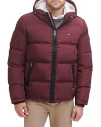 Tommy Hilfiger - Classic Hooded Puffer Jacket - Lyst