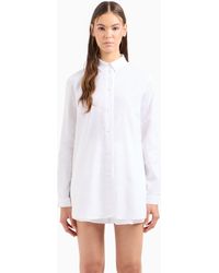 Emporio Armani - A | X Armani Exchange Long Sleeve Cotton Poplin Shirt - Lyst