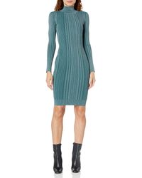 Guess - Colette Turtleneck Long Sleeve Sweater Dress - Lyst