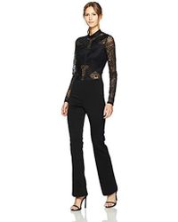 BCBGMAXAZRIA Elshane Knit Jumpsuit - Black
