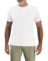 Carhartt - Big & Tall Force Sun Defender Lightweight Short-sleeve Logo Graphic T-shirt - Lyst