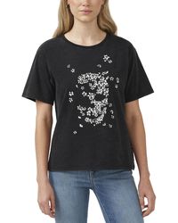 Buffalo David Bitton - Darcy Boyfriend T Shirt Black - Lyst