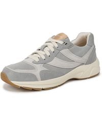Vince - S Carmen Ballet Flat Fog Grey Leather/suede 7.5 M - Lyst