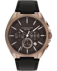 COACH - Chronograph Wristwatch With Date Window And Subdials For - Lyst